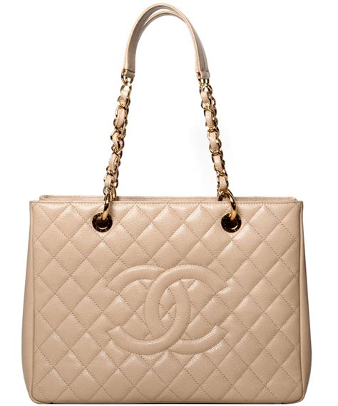 Chanel handbags tote beige